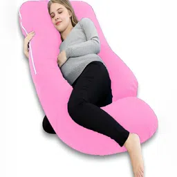 Angel Mommy Pink Fibre Filled Faux Velvet Fashion Pillow-image-93