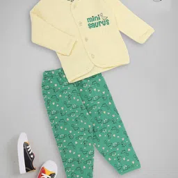 MeeMee Kids Printed Pure Cotton T-Shirt With Shorts-picture-28