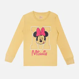 Bodycare Girls Printed Round Neck Cotton T-shirt image 1
