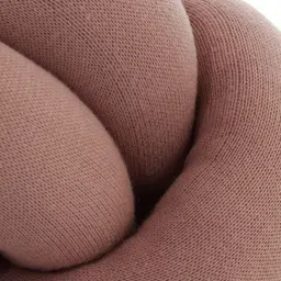 Pluchi Pink Pure Cotton Knot Pillow image 3