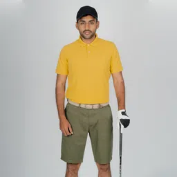 inesis Men's Golf Short-Sleeved Polo Shirt Yellow-picture-19