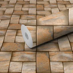 WALLWEAR Brown Printed Self-Adhesive Laminated Wallpaper-image-44