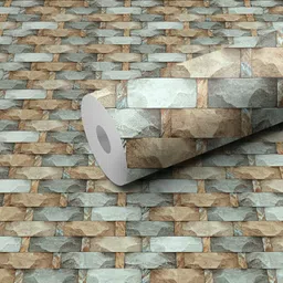 WALLWEAR Brown Self Adhesive Removable Wallpaper-image-13