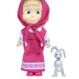 Masha and The Bear Kids Doll with Animal Gift Set image 1