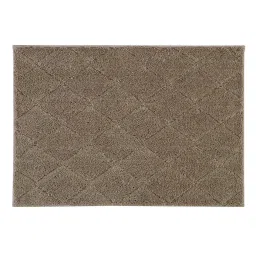 pano Brown Solid MicroFibre 15x10 Inches Antiskid Bath Mats image 3