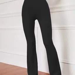 leriya fashion Women's Western Ribbed Stretchable Trousers for Women || Casual Wear Jogging Wear || Sweatpants || Lightweight Wear. image 5