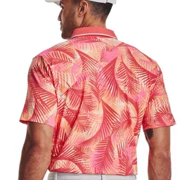 UNDER ARMOUR Iso-Chill Graphic Palm Polo Collar Relaxed-Fit Short Sleeve T-Shirt image 2