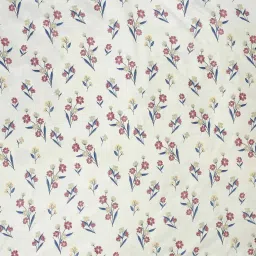 florida 180 TC Microfiber Floral King Bedsheet with 2 Pillow Covers (Maroon, 275x228 CM) image 4