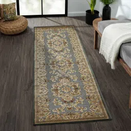Beige and Grey Persian 2x7 Feet Machine Made Runner-image-74