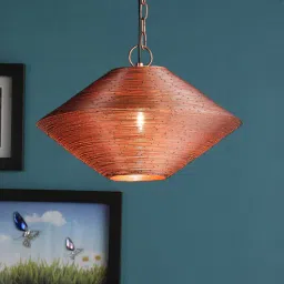Naomi Acorn Copper Metal Hanging Light by Stello-picture-39