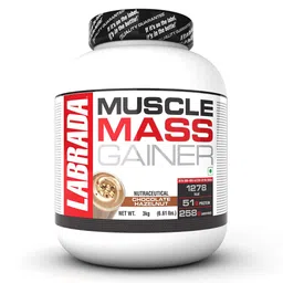 Labrada Muscle Mass Gainer, 6.61 lb Chocolate Hazelnut-image-9