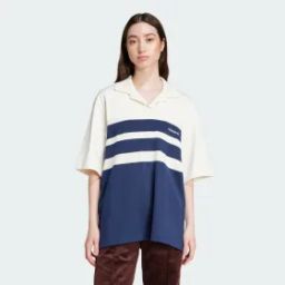 adidas originals oversized short sleeve polo shirt women originals women originals-picture-33
