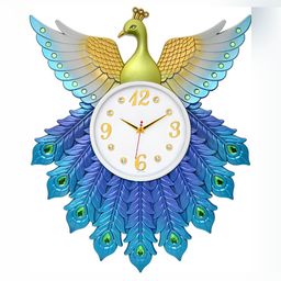 Attractionz Blue Contemporary Round Shaped Wall Clock-picture-21