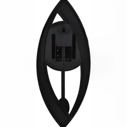 Attractionz SilverToned and White Contemporary Analogue Wall Clock image 2