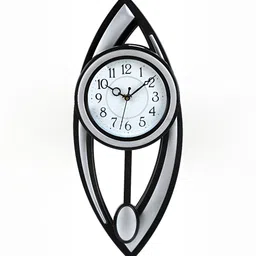 Attractionz Silver-Toned Wall Clock image 4