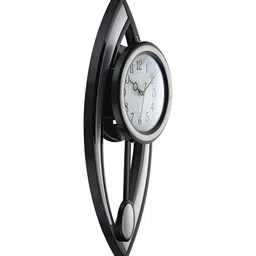Attractionz White & Black Round Analogue Wall Clock image 4