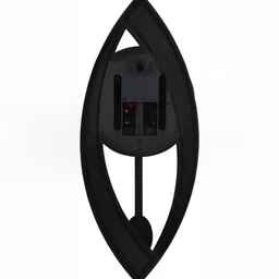 Attractionz Silver-Toned Textured Wall Clock image 5