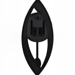 Attractionz Silver-Toned Contemporary Round Shaped Analogue Wall Clock image 2