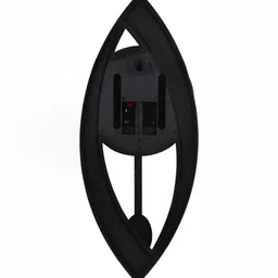 Attractionz Silver-Toned Round Shaped Wall Clock image 3