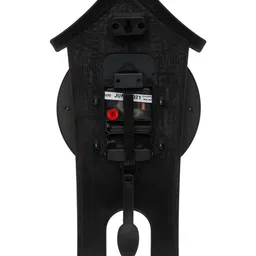 Attractionz Brown Analog Round Contemporary Wall Clock image 2