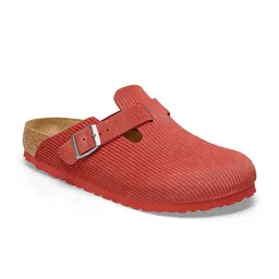 Birkenstock Unisex Boston Suede Embossed Regular Width Clogs-image-63