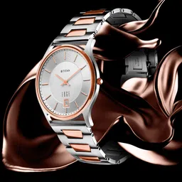 Titan Men White Dial & Silver Toned Stainless Steel Bracelet Style Straps Analogue Watch-picture-45
