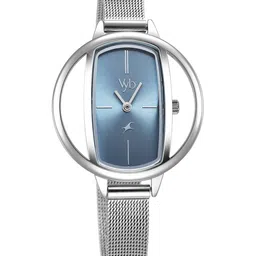 Fastrack Vyb Charmer Women Stainless Steel Bracelet Style Analogue Watch FV60037SM01W-picture-30