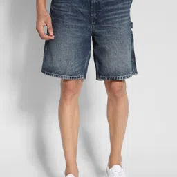 AMERICAN EAGLE OUTFITTERS Men Washed Denim Shorts Technology image 1