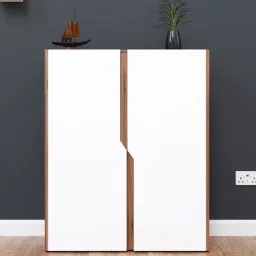 mintwud from pepperfry Veneto Shoe Cabinet In Noce Lyon White Colour-picture-33