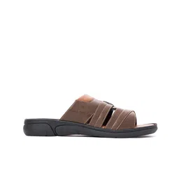 Khadims Men Black & Brown Comfort Sandals image 3