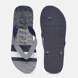 Ajile by Pantaloons Men Self Design Plastic Thong Flip-Flops image 3