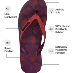 CHUPPS Men Printed Rubber Thong Flip-Flops image 5