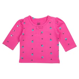 MeeMee Pack Of 2 Pink & Yellow Print Top image 2