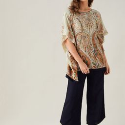 The Kaftan Company Women Beige Floral Loungewear Set-picture-49
