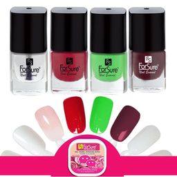 ForSure Set Of 4 Trendy Long-Lasting Nail Polish 5ml Each - Shades 114-111-106-117-picture-6
