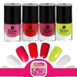 ForSure Set Of 4 Trendy Long-Lasting Nail Polish 5ml Each - Shades 106-107-108-116-picture-42