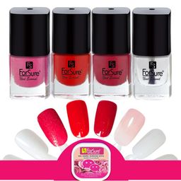 ForSure Set Of 4 Trendy Long-Lasting Nail Polish 5ml Each - Shades 106-107-108-114-picture-12