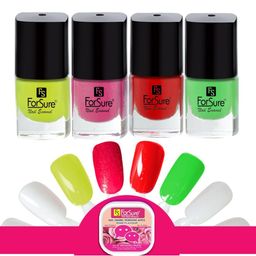 ForSure Set Of 4 Trendy Long-Lasting Nail Polish 5ml Each - Shades 107-108-116-117-picture-37