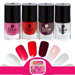 ForSure Set Of 4 Trendy Long-Lasting Nail Polish 5ml Each - Shades 107-108-109-114-picture-2
