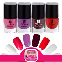 ForSure Set Of 4 Trendy Long-Lasting Nail Polish 5ml Each - Shades 107-108-109-111-picture-39