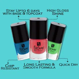 ForSure Trendy Set Of 4 Long Lasting Nail Enamel-5ml Each-119-113-114-115 image 4