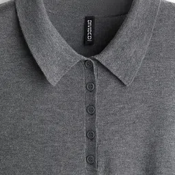 H&M Fine-Knit Polo Shirt image 5