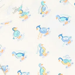 The Mom Store Infants Pack Of 2 Printed Cotton Rompers image 4