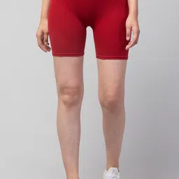 Apraa & Parma Women Maroon Cycling Sports Shorts-picture-30