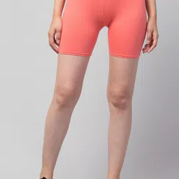 Apraa & Parma Women Peach-Coloured Cycling Sports Shorts-picture-38