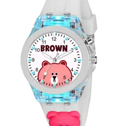 SWADESI STUFF Girls Round Analogue Watch MULTI LIGHT WHITE PANDA image 4