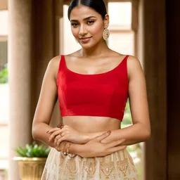 Soch Sleeveless Saree Blouse-picture-29