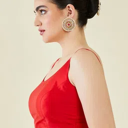 Soch Sleeveless Saree Blouse image 4