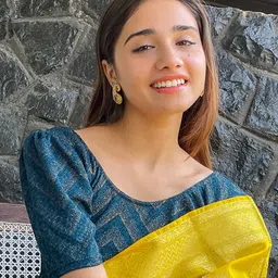 Bindigasm's Advi Self Design Stretchable Saree Blouse-picture-10