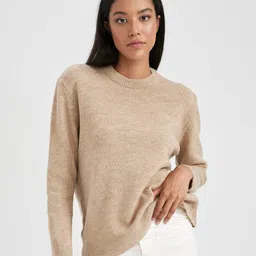 DeFacto Round Neck Long Sleeves Pullover Sweaters-picture-25